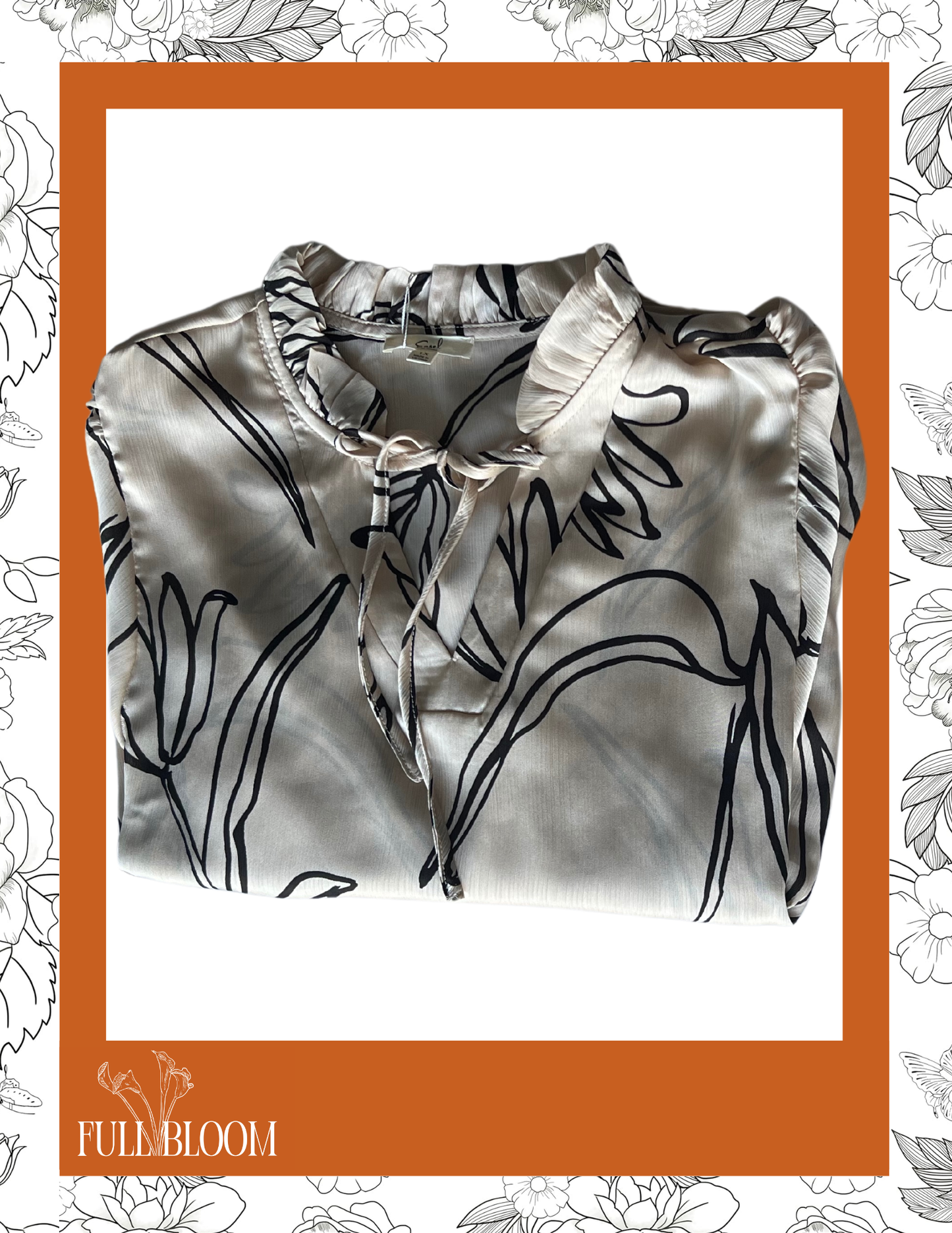 Flower Line Blouse